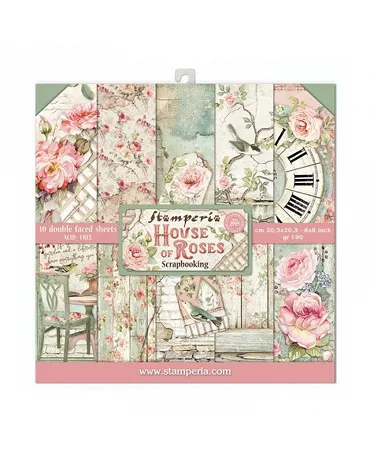 COLECCIÓN 20X20 STAMPERIA HOUSE OF ROSES