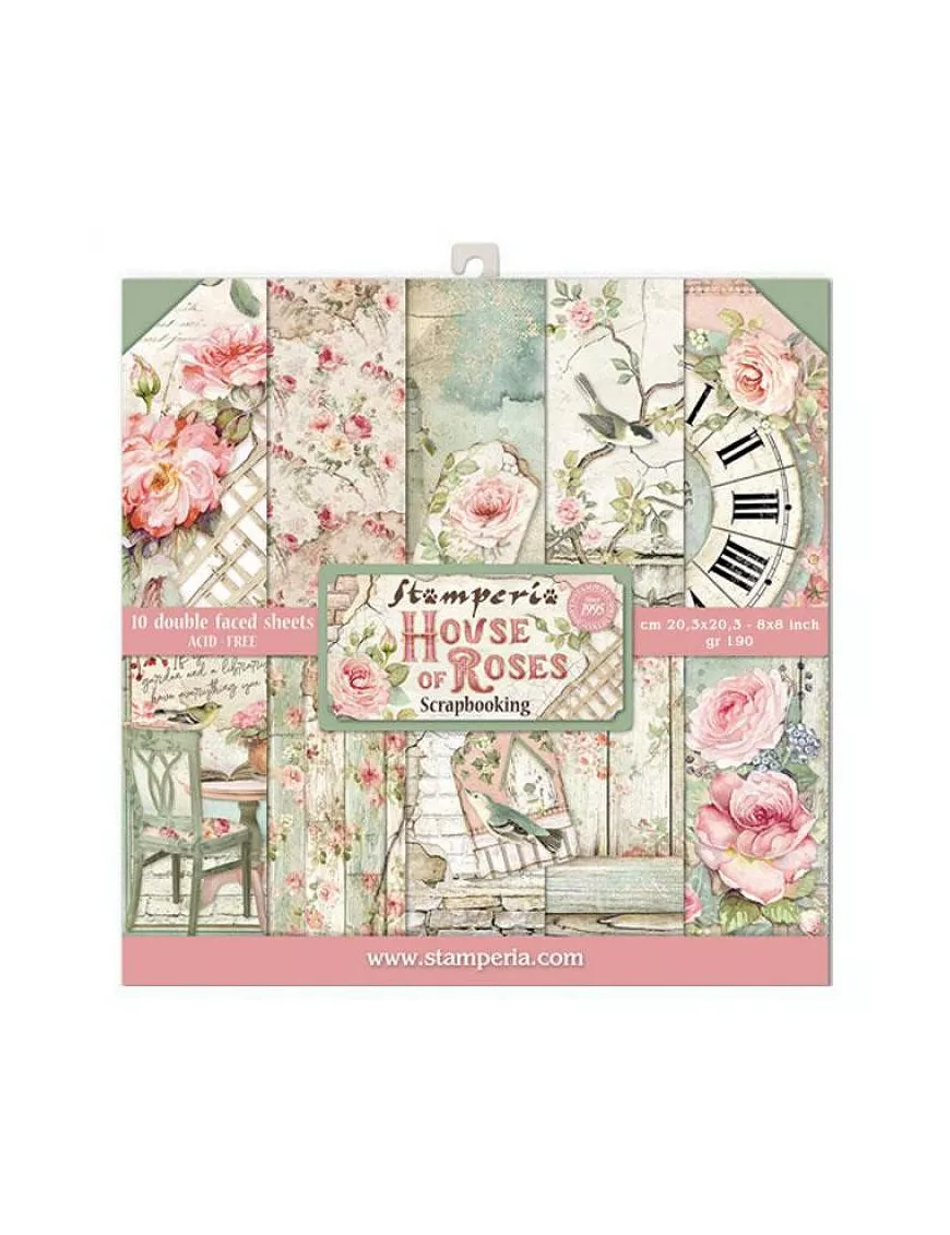 COLECCIÓN 20X20 STAMPERIA HOUSE OF ROSES