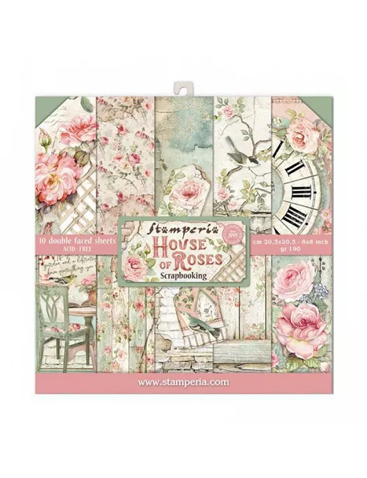 COLECCIÓN 20X20 STAMPERIA HOUSE OF ROSES