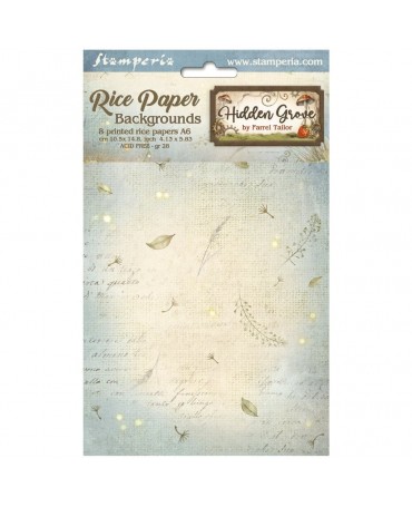 Papel arroz Stamperia A6...