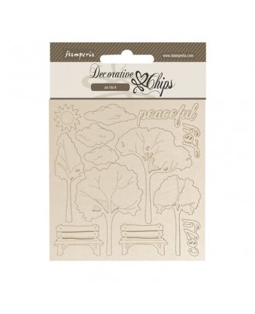 CHIPS Stamperia Silent Sea...