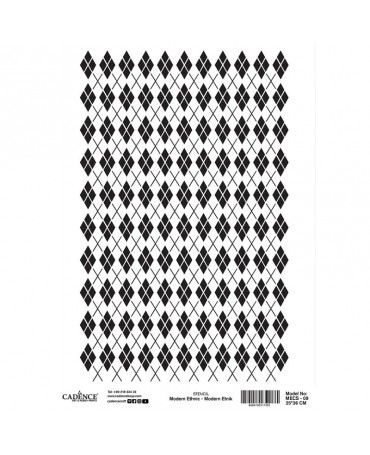 Stencil CADENCE 25x36cm...