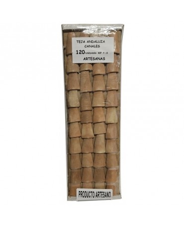 Teja canales 3x2cm (120pcs)