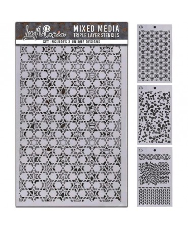 STENCIL CIAO BELLA MIX 3ud...