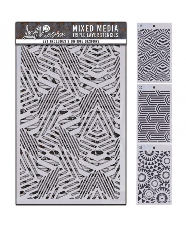 STENCIL CIAO BELLA MIX 3ud...