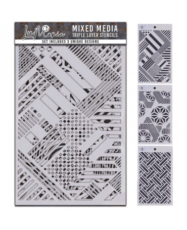 STENCIL CIAO BELLA MIX 3ud...