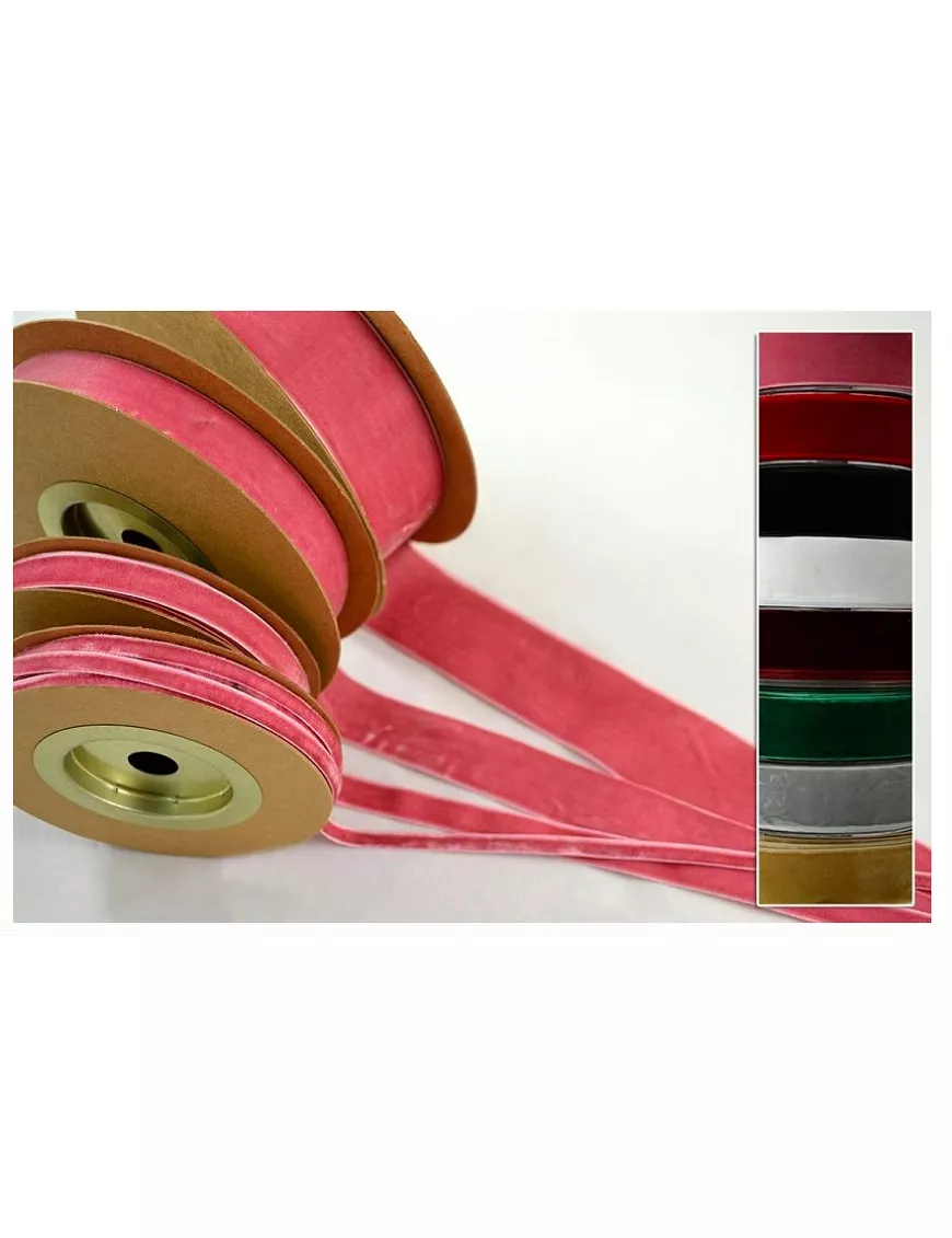 CINTA TERCIOPELO 3,8 CM ROSA