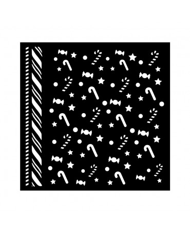 STENCIL Stamperia 18x18cm...