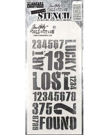 Stencil TIM HOLTZ Industrial