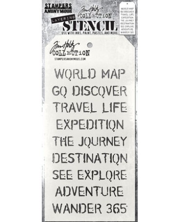 Stencil TIM HOLTZ Traveler