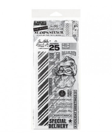 Stencil+sello TIM HOLTZ...