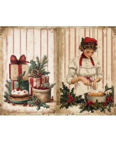 Papel Seda A4 Navidad...
