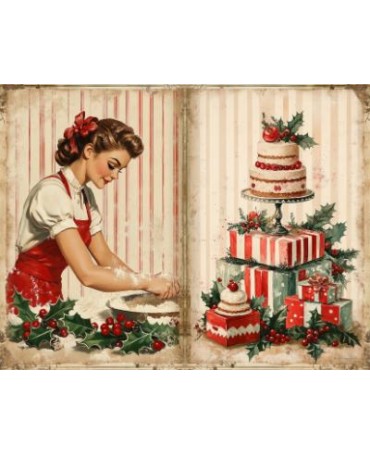 Papel Seda A4 Navidad...