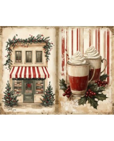 Papel Seda A4 Navidad...