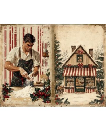 Papel Seda A4 Navidad...