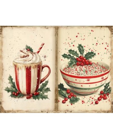 Papel Seda A4 Navidad...