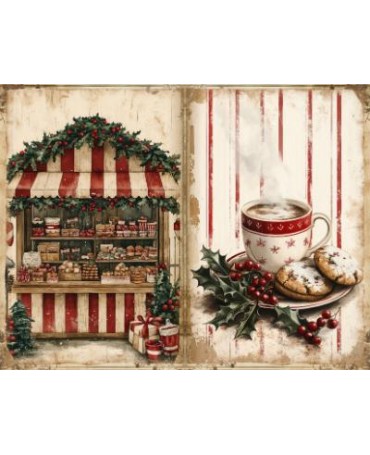 Papel Seda A4 Navidad...