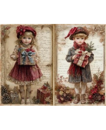 Papel Seda A4 Navidad...