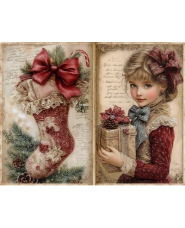 Papel Seda A4 Navidad...