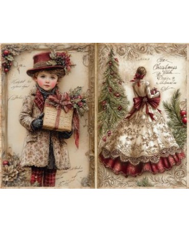 Papel Seda A4 Navidad...