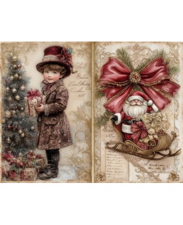 Papel Seda A4 Navidad...