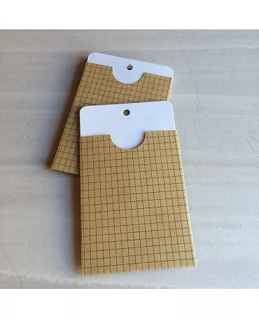 Etiquetas + sobre 6 ud kraft vintage