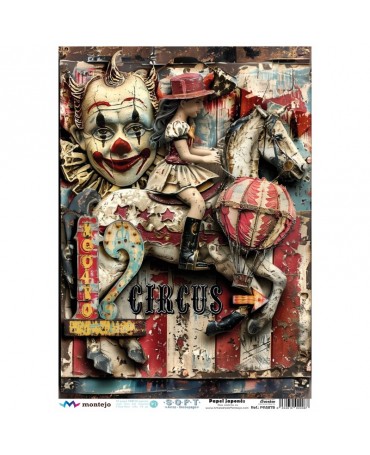 Papel Arroz SOFT A3 5878 Circo