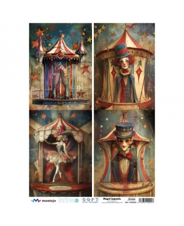 Papel Arroz SOFT A3 5912 Circo