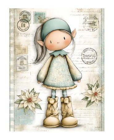 Papel Seda A4 Navidad...
