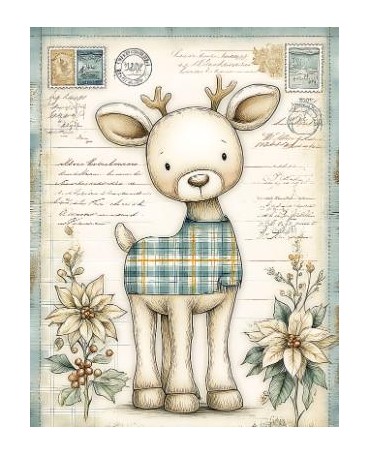 Papel Seda A4 Navidad...