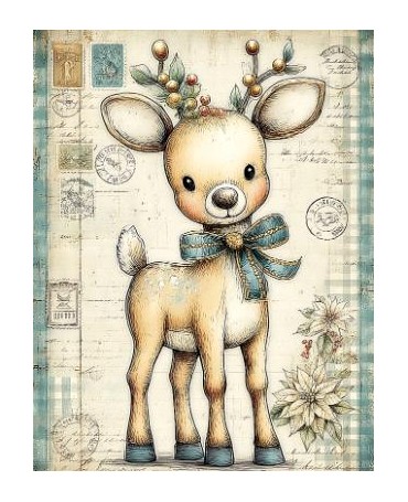 Papel Seda A4 Navidad...
