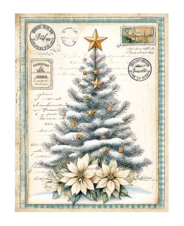 Papel Seda A4 Navidad...