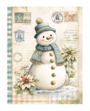 Papel Seda A4 Navidad...