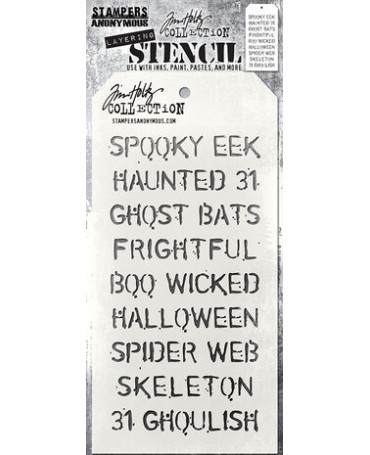 Stencil TIM HOLTZ Halloween