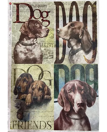 PAPEL ARROZ paperdesigns ANIMALS 0141 Perros