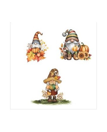 Transfer TEXTIL Gnomos otoño