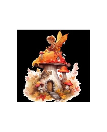 Transfer TEXTIL Casa Gnomos