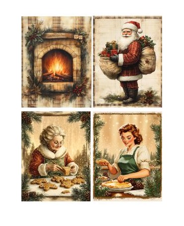 Papel Seda A4 Navidad...