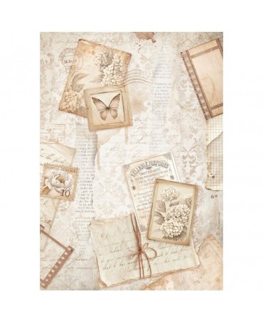 Papel arroz Stamperia A4...