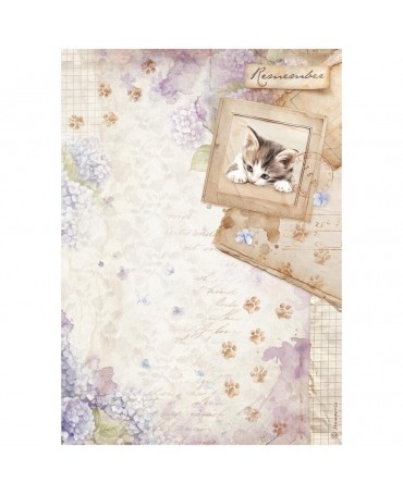 Papel arroz Stamperia A4...