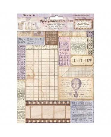 Papel arroz Stamperia A4...