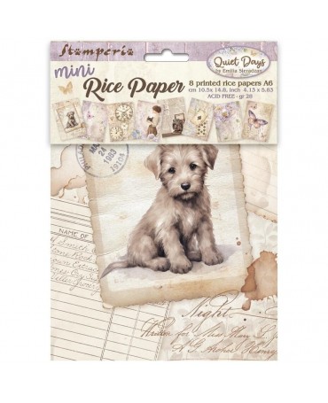 Papel arroz Stamperia A6...