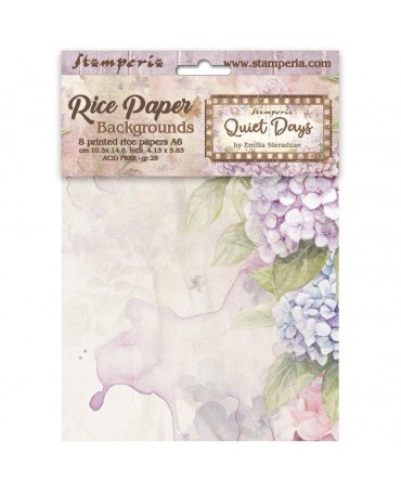 Papel arroz Stamperia A6...