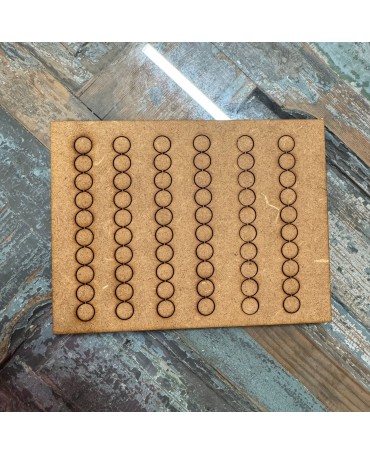 Madera cadenas BOLITAS 1,2cm