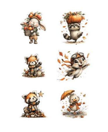 Papel Seda A4 Animales...