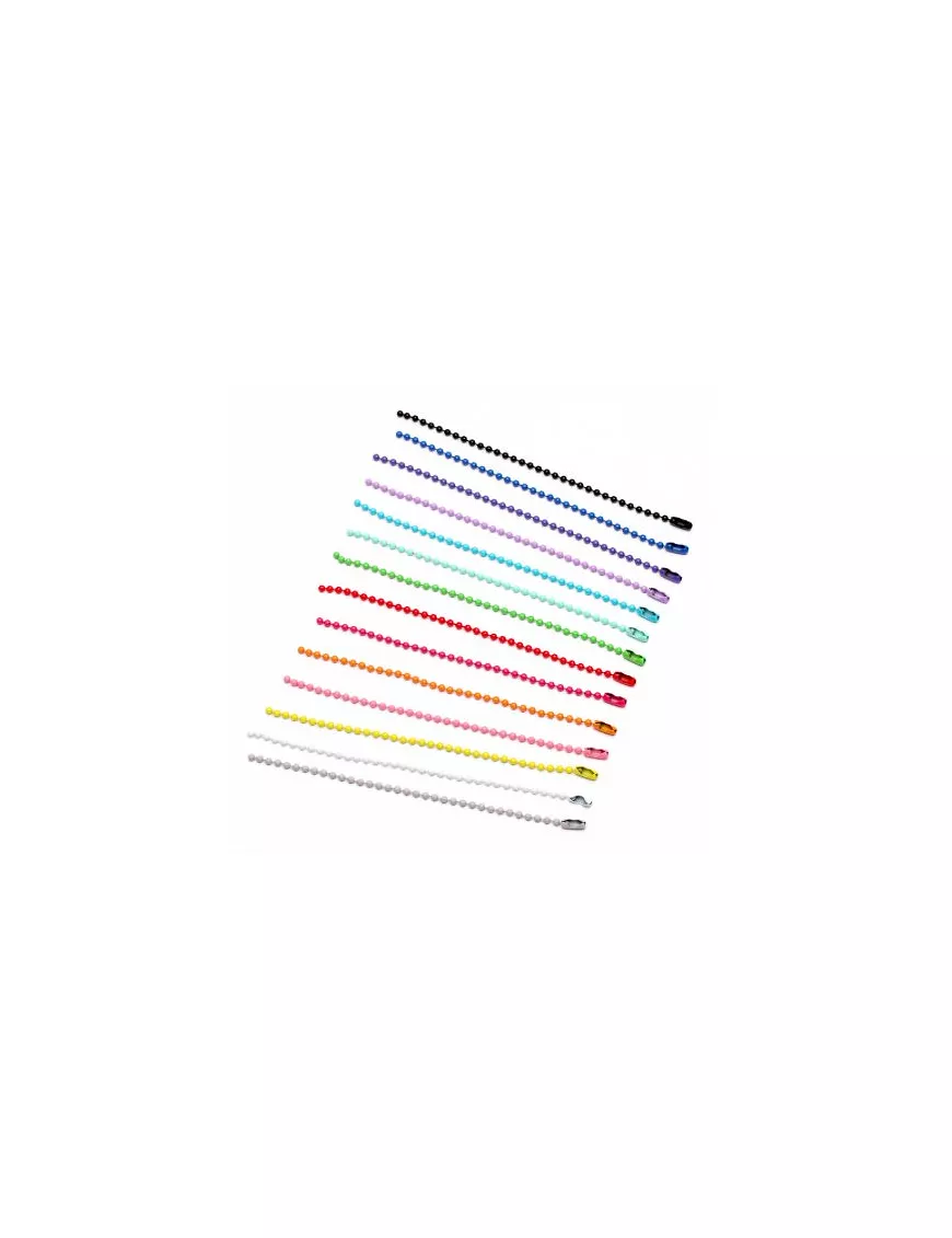 Cadenitas de 12 cm. 4 ud color BLANCAS