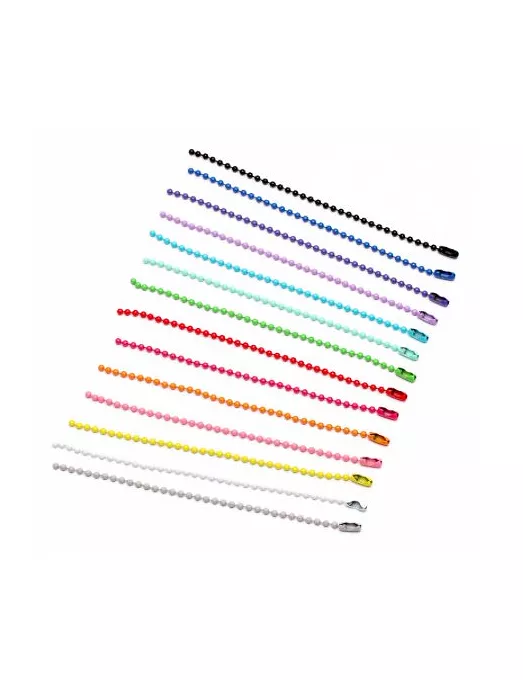 Cadenitas de 12 cm. 4 ud color BLANCAS