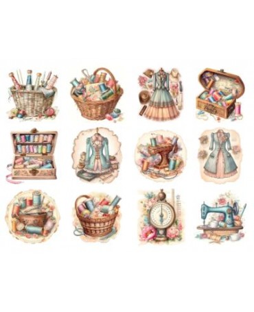 Papel Seda A4 Costura Mix 14