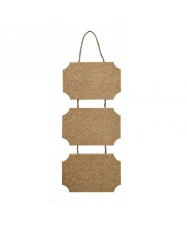 Madera COLGADOR 3 CARTELES...