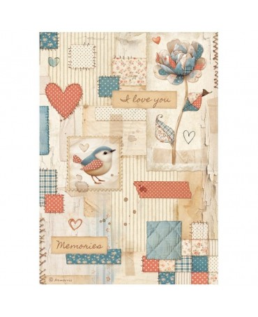 Papel arroz Stamperia A4...